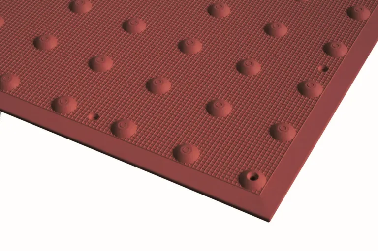 Redifix tactile paving panel in red colour.