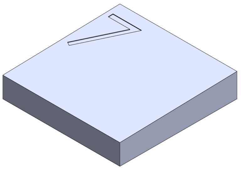 Bus ramp modular section numbered 7