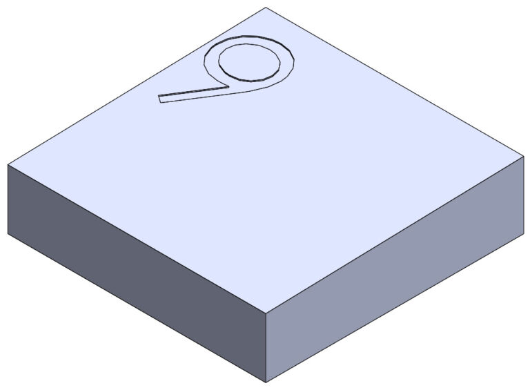 Bus ramp modular section numbered 9