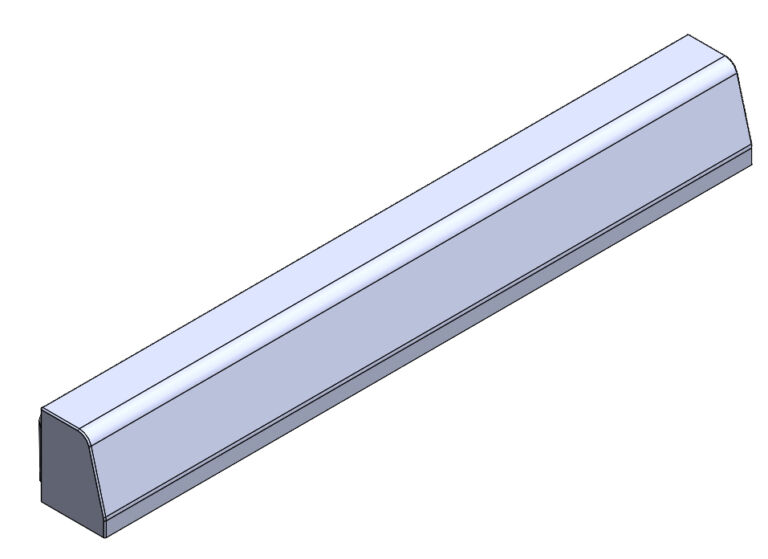 Half Battered RediKerb modular unit – straight section