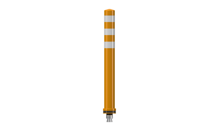 Jislon off-highway pole cone, orange, 800 mm high, NS fixing