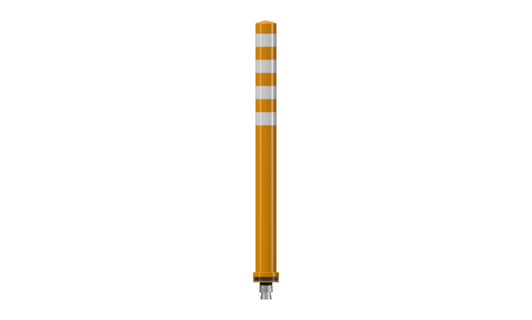 Jislon off-highway pole cone, orange, 1000 mm high, NS fixing