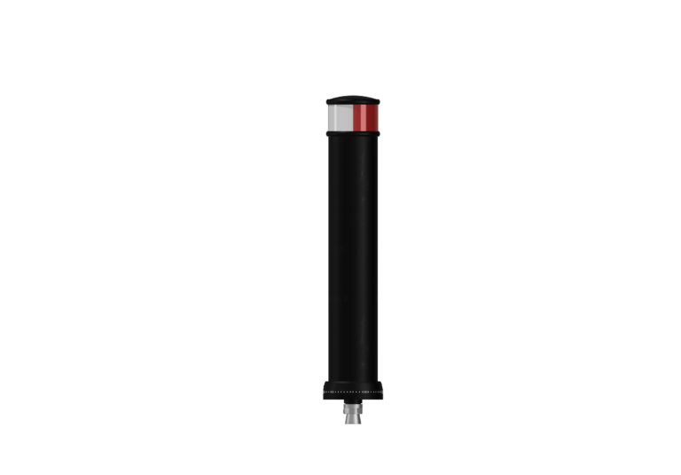 Black two ring City Pole Cone, 650 mm High, NS fixing