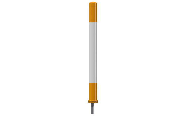 Jislon on-highway pole cone, orange, 1000 mm high, NSE fixing