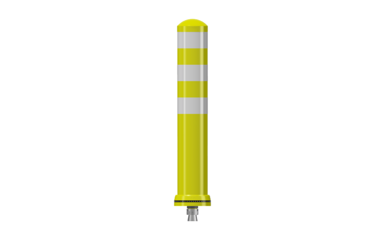 Yellow City Pole Cone, 800 mm High, NS Fixing